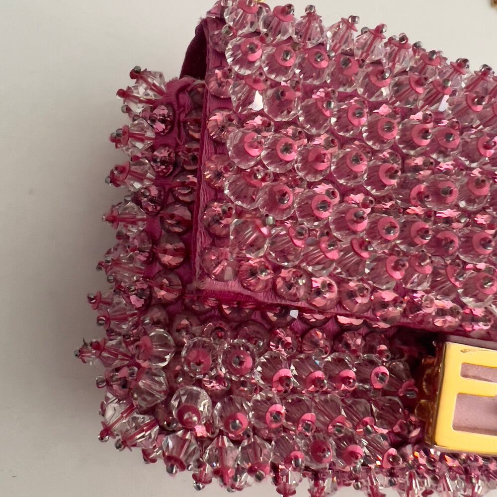 Fendi Pink Beaded Nano - Picture 7 of 9